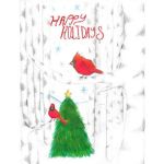 Click here for more information about Holiday Card - Cardinals by Sophia