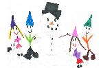 Click here for more information about Holiday Card - Snowfriends by Kalyn